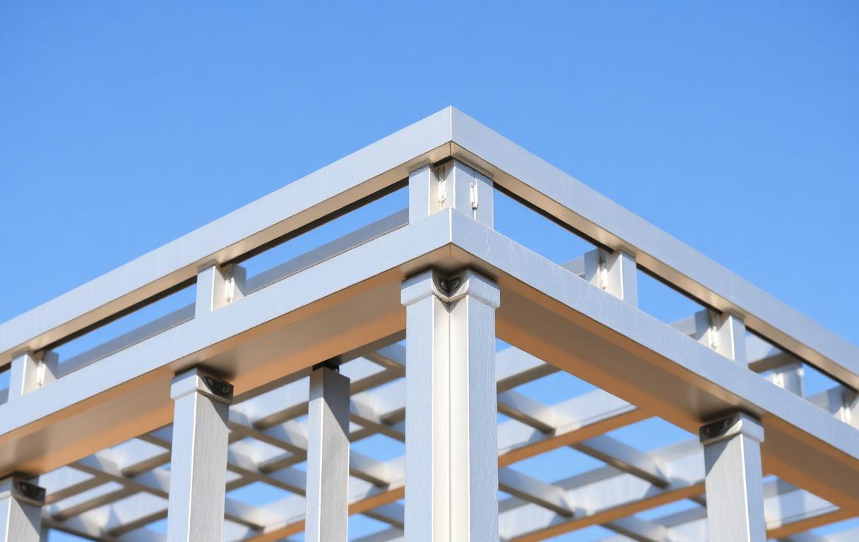 Estrutura em Light Steel Frame — fase de obra Brotar Constrói